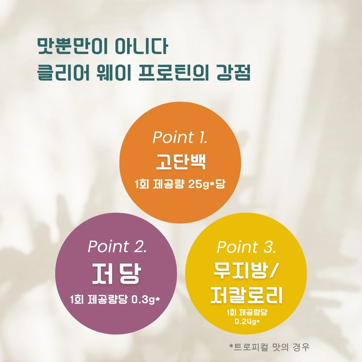 클리어 웨이 프로틴(WPI) 트로피컬